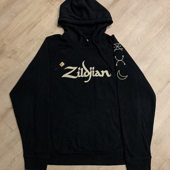 Avedis Zildjian Turkish Cymbals Alchemy Hoodie Black Men's XL Drums Sweatshirt - Picture 1 of 6